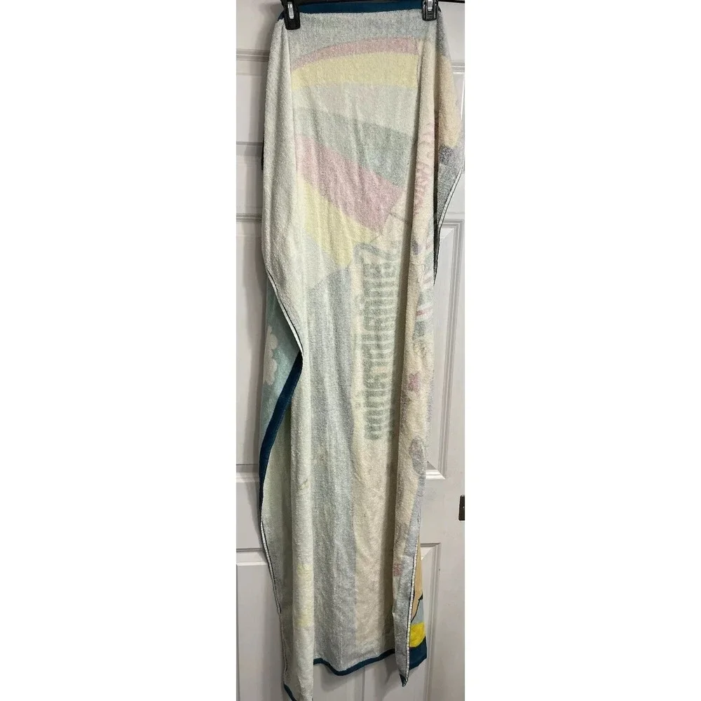 Vintage Pebble Beach Beach Towel Sandabration Sailboat Sand 29x59